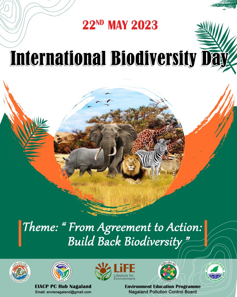 International Biodiversity Day 22 May 2023 Poster Nagaland Pollution Control Board 6824