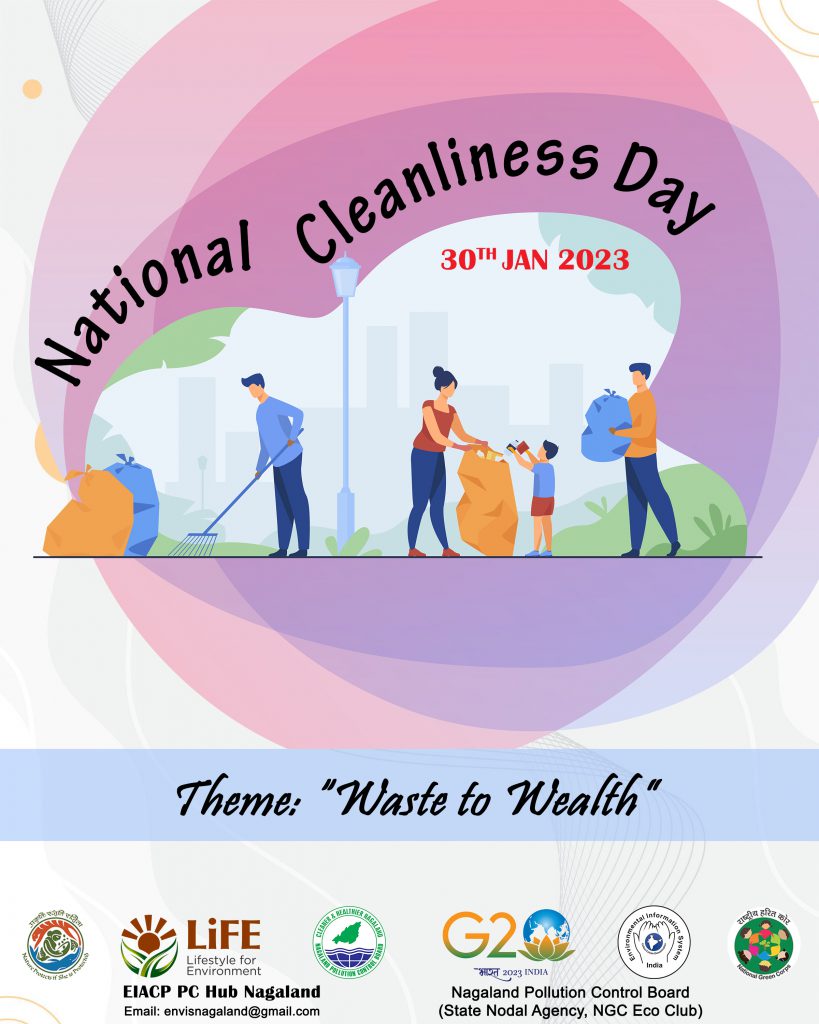 National Cleanliness Day – 30 Jan 2023 – Poster – Nagaland Pollution ...