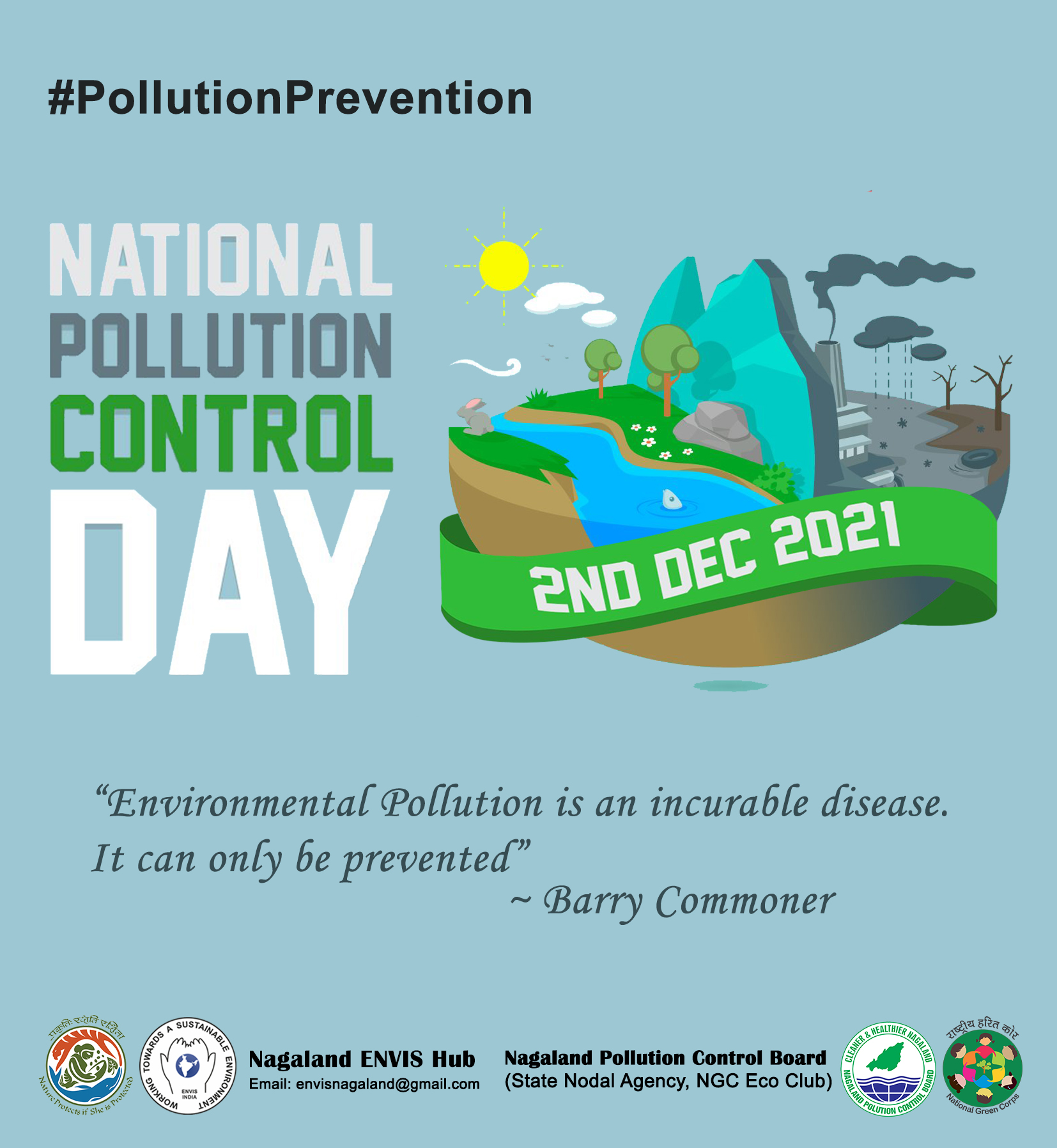 National Pollution Control Day Nagaland Pollution Control Board