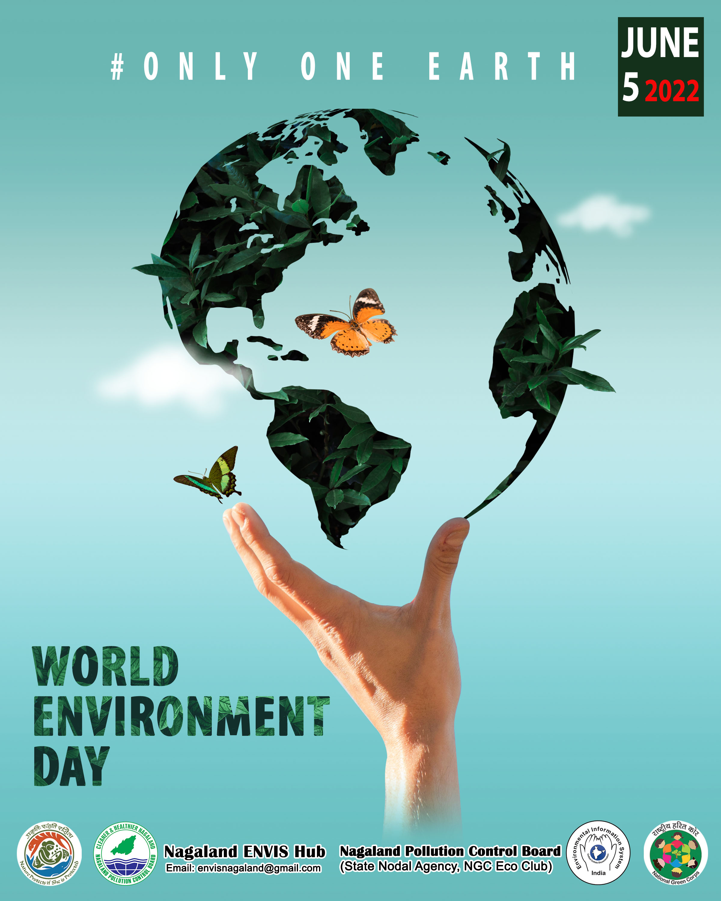 World Environment Day 2022 Poster Nagaland Pollution Control Board
