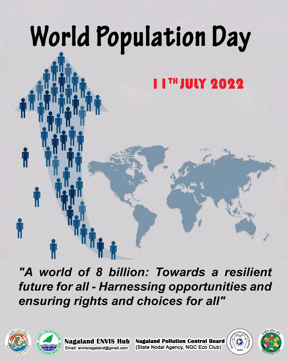 World Population Day – 11 July 2022 – Poster – Nagaland Pollution ...