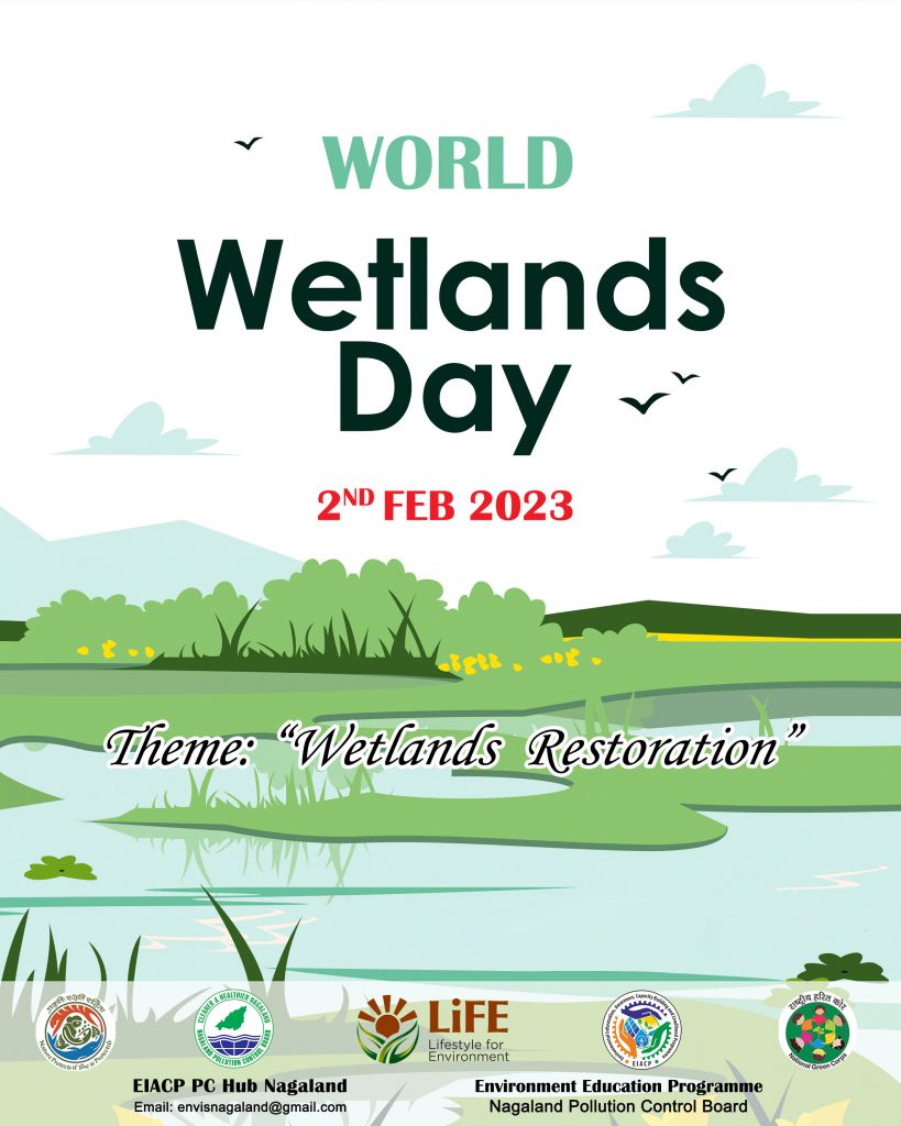 World Wetlands Day 2 Feb 2023 Poster Nagaland Pollution Control Board