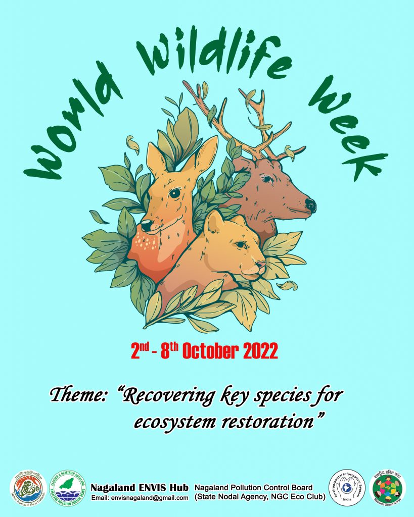 World Wildlife Week2 to 8 October 2022Poster Nagaland Pollution