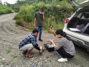 Water analysis at Dzuza River